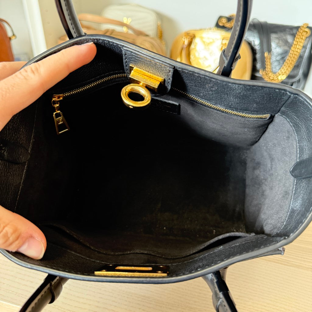 Louis Vuitton On My Side PM High End Monogram Noir Obscur