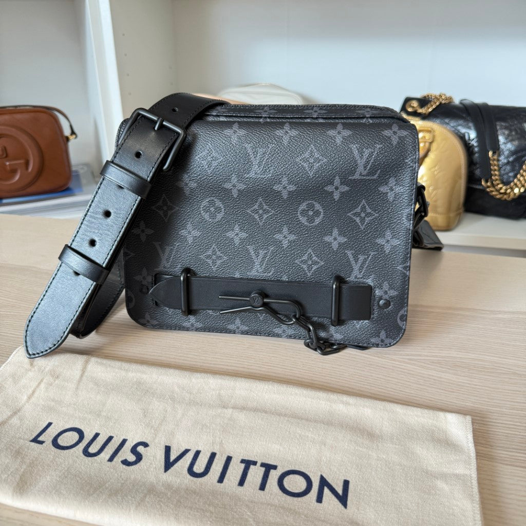 Louis Vuitton Monogram Eclipse Steamer Messenger Bag
