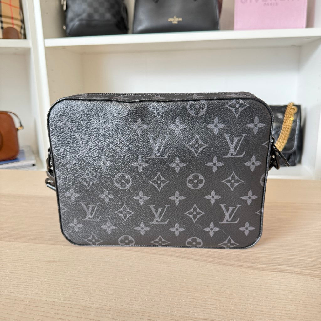 Louis Vuitton Monogram Eclipse Steamer Messenger Bag