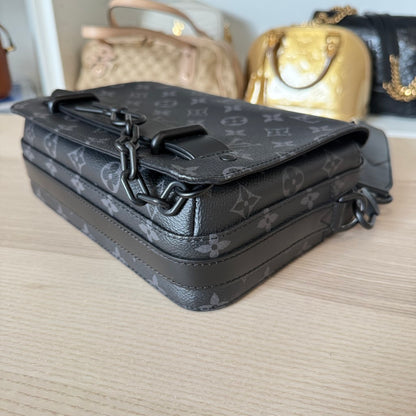 Louis Vuitton Monogram Eclipse Steamer Messenger Bag
