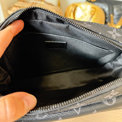 Louis Vuitton Monogram Eclipse Steamer Messenger Bag