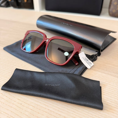 Saint Laurent Acetate SL M40 Sunglasses Red