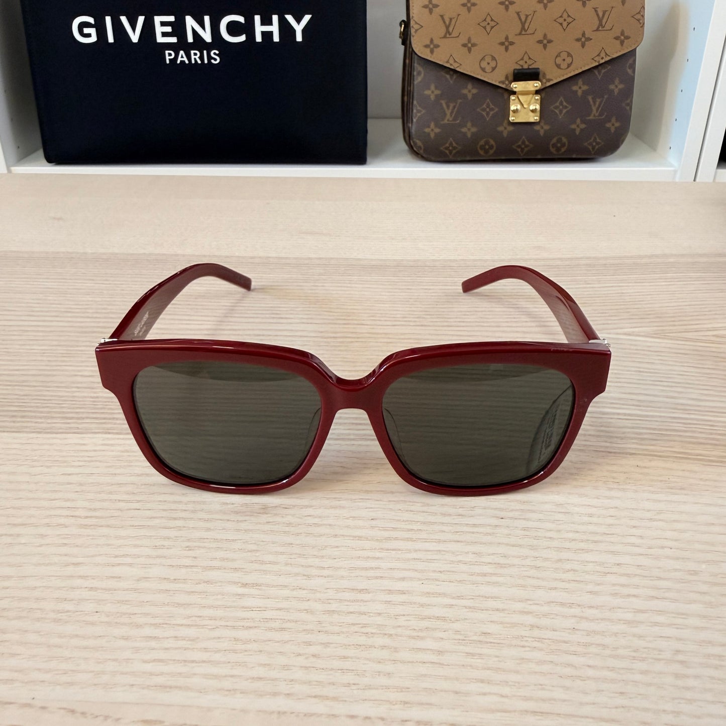 Saint Laurent Acetate SL M40 Sunglasses Red