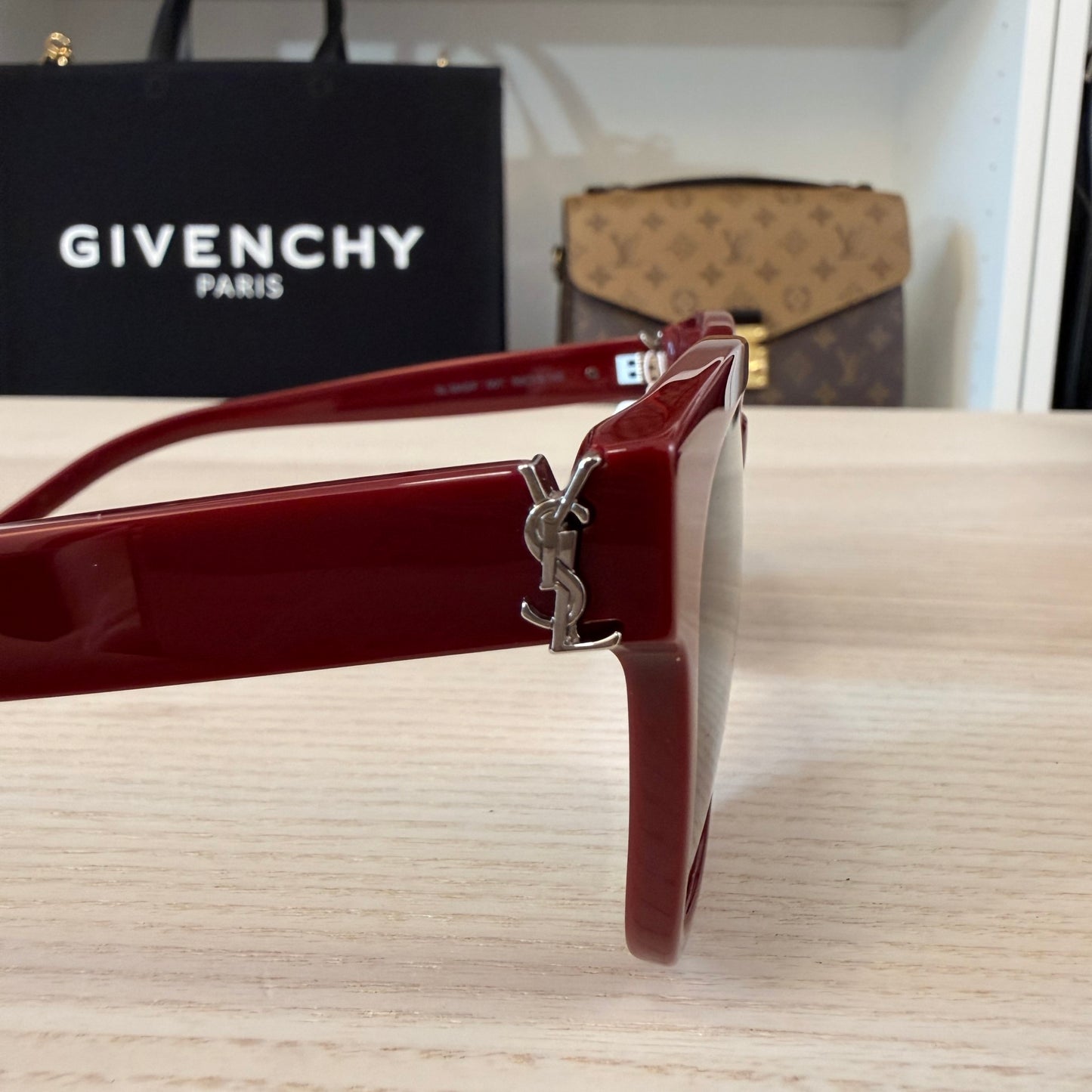 Saint Laurent Acetate SL M40 Sunglasses Red