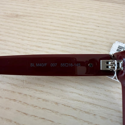 Saint Laurent Acetate SL M40 Sunglasses Red