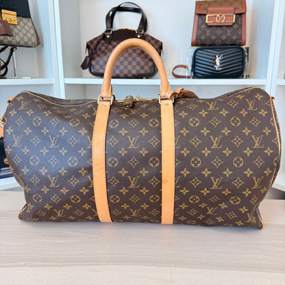 Louis Vuitton Monogram Keepall 55 Bandouliere