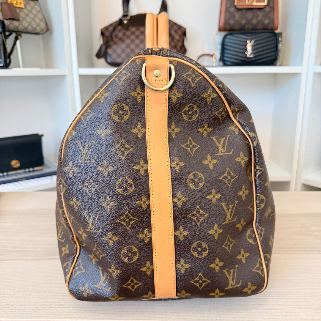 Louis Vuitton Monogram Keepall 55 Bandouliere