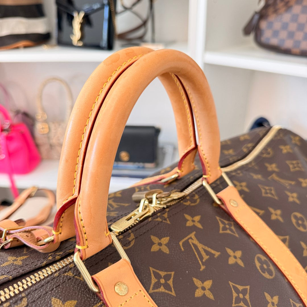 Louis Vuitton Monogram Keepall 55 Bandouliere