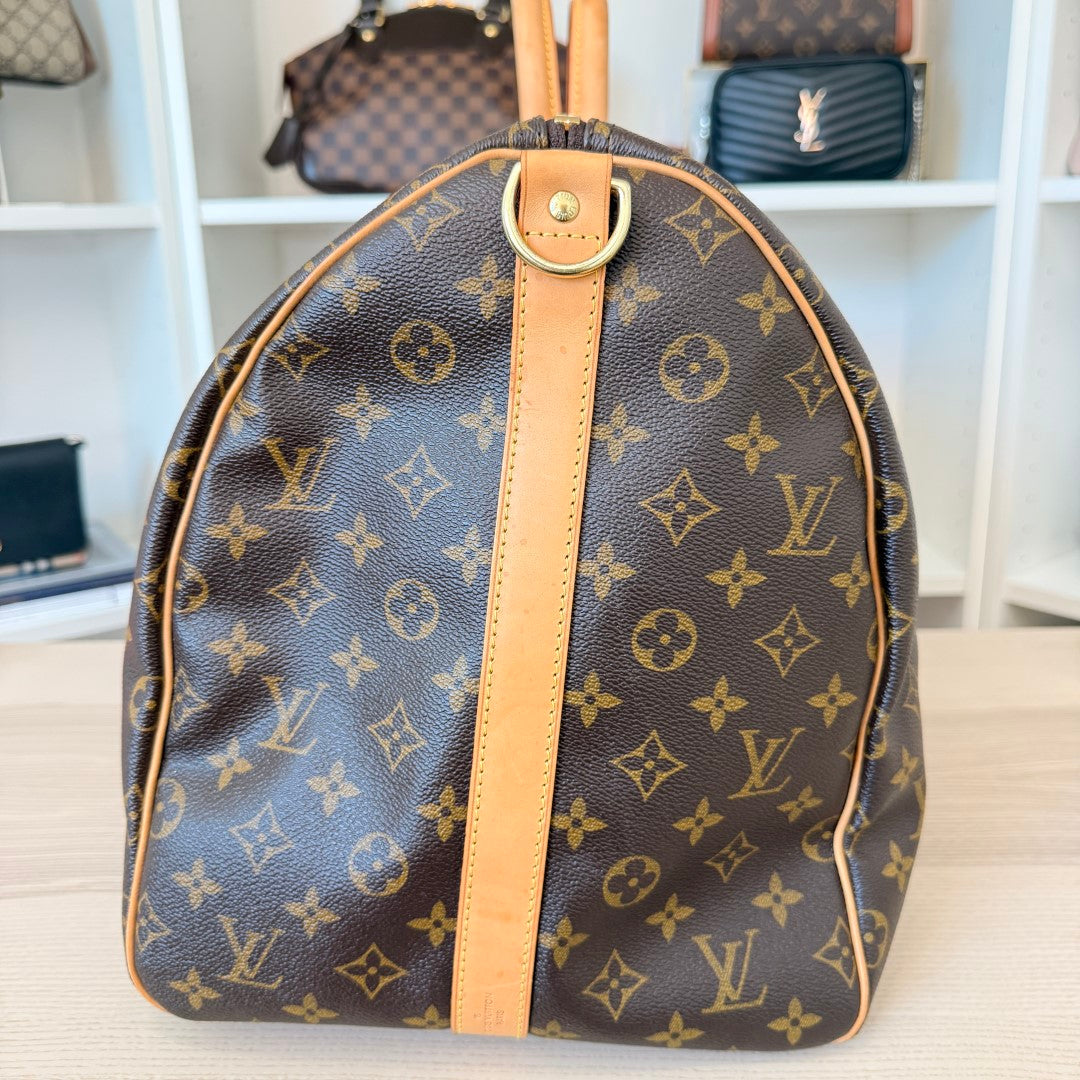 Louis Vuitton Monogram Keepall 55 Bandouliere