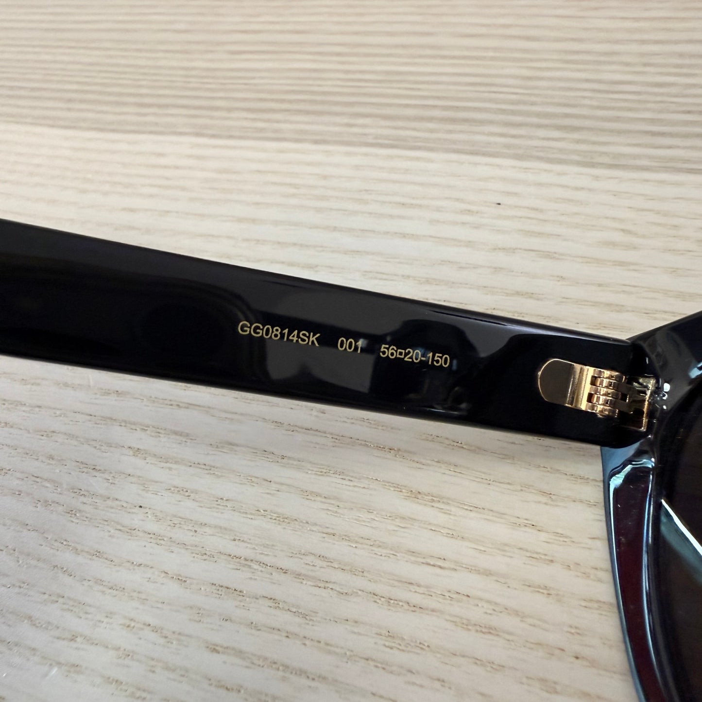 Gucci Round Oval Sunglasses Black