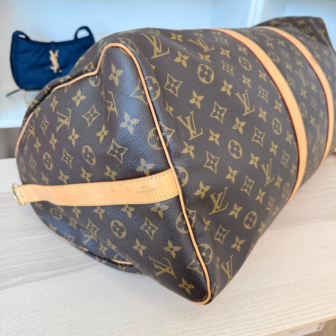 Louis Vuitton Monogram Keepall 55 Bandouliere