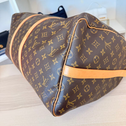 Louis Vuitton Monogram Keepall 55 Bandouliere