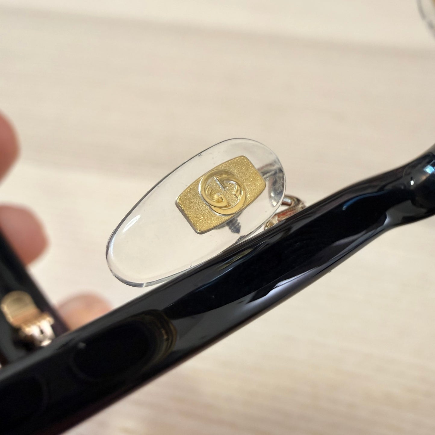 Gucci Round Oval Sunglasses Black