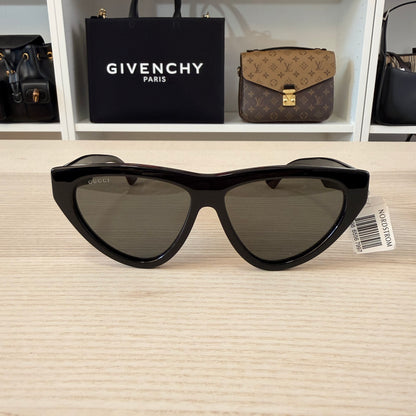 Gucci Generation Cat Eye Sunglasses, 58mm Black