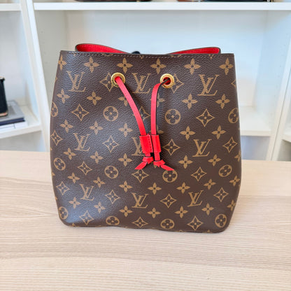 Louis Vuitton Monogram Neonoe MM Coquelicot
