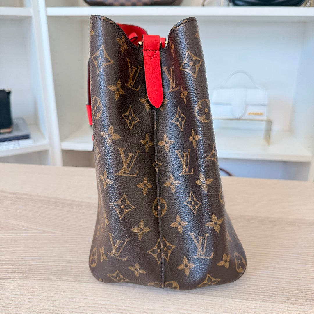 Louis Vuitton Monogram Neonoe MM Coquelicot