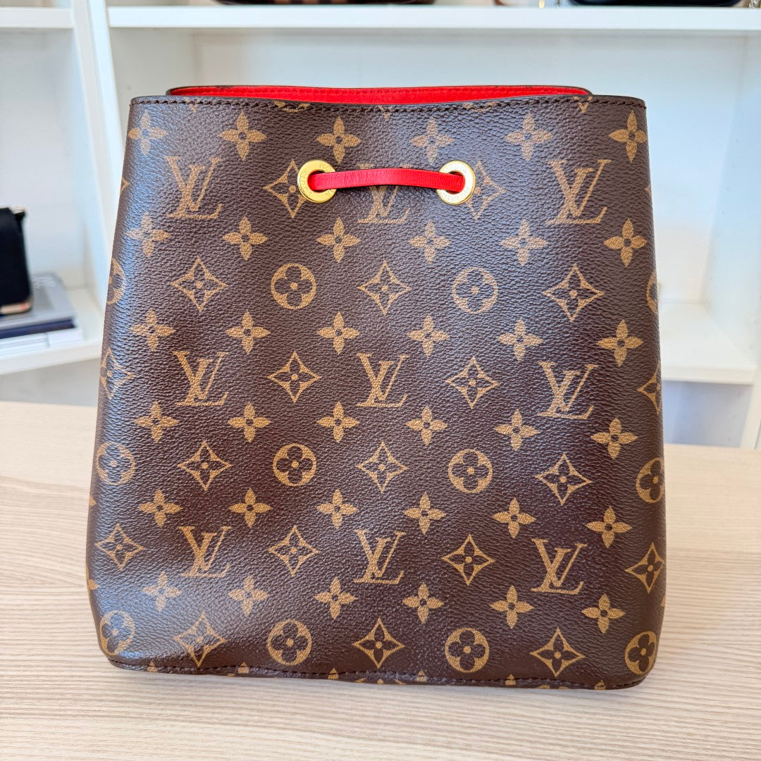 Louis Vuitton Monogram Neonoe MM Coquelicot