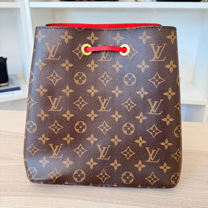 Louis Vuitton Monogram Neonoe MM Coquelicot