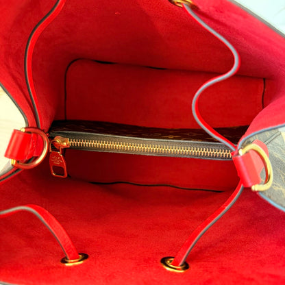 Louis Vuitton Monogram Neonoe MM Coquelicot