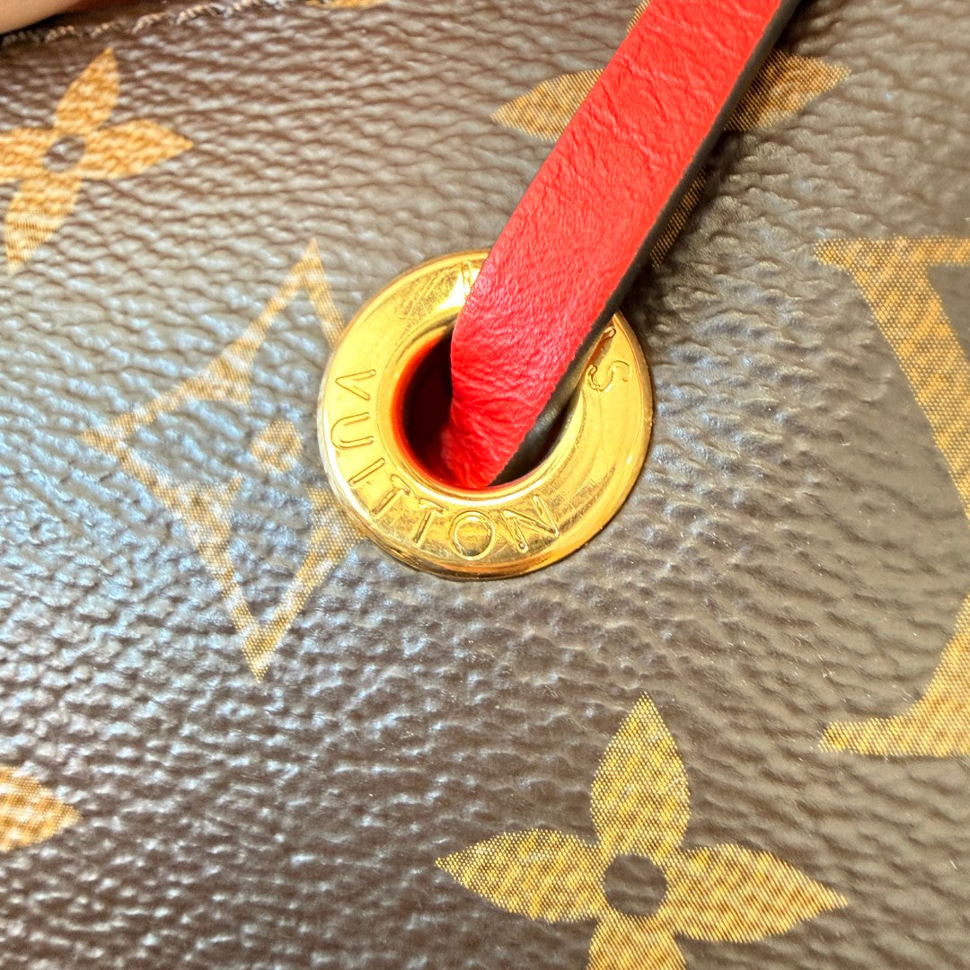 Louis Vuitton Monogram Neonoe MM Coquelicot
