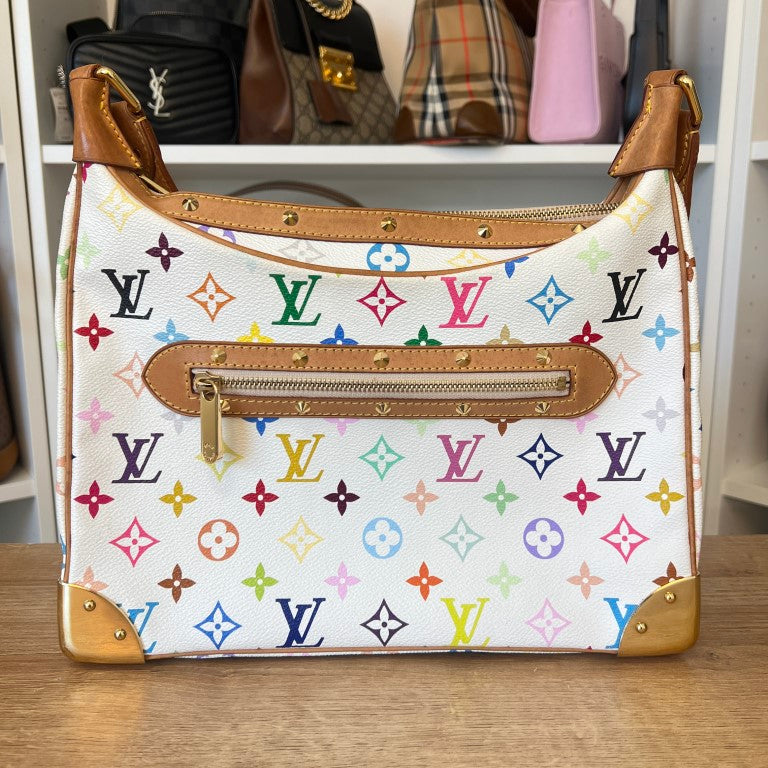 Louis Vuitton Monogram Multicolor Boulogne White