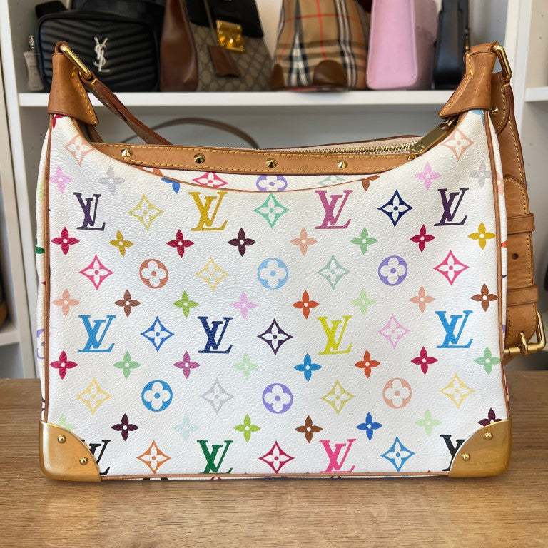 Louis Vuitton Monogram Multicolor Boulogne White