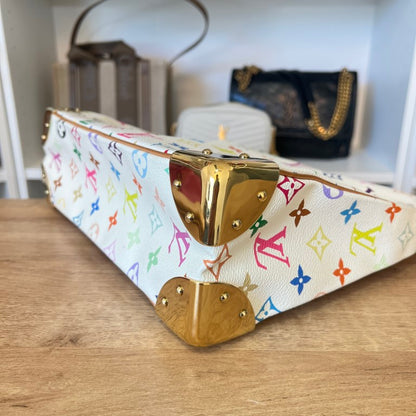 Louis Vuitton Monogram Multicolor Boulogne White