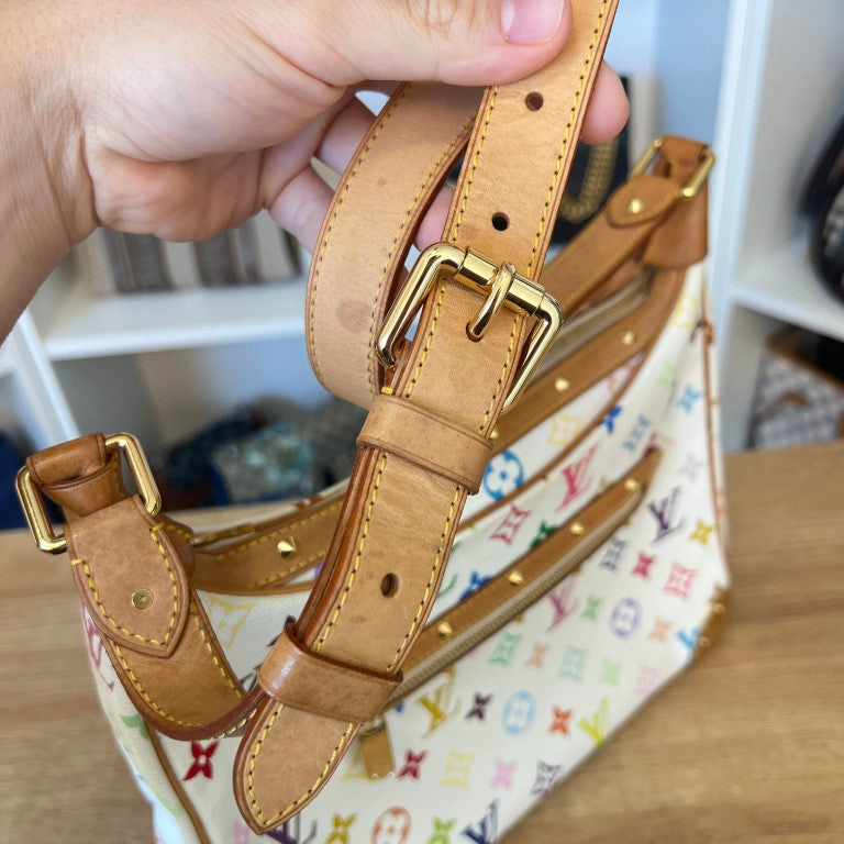 Louis Vuitton Monogram Multicolor Boulogne White