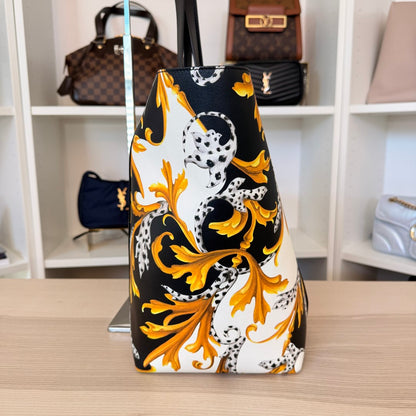 Versace Baroque Leather Tote