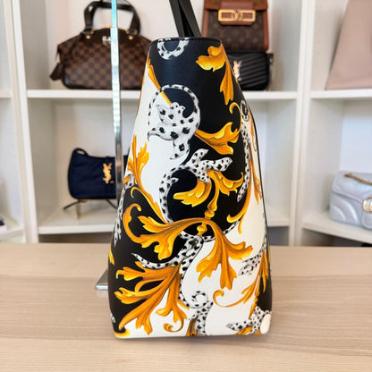 Versace Baroque Leather Tote
