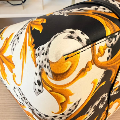Versace Baroque Leather Tote