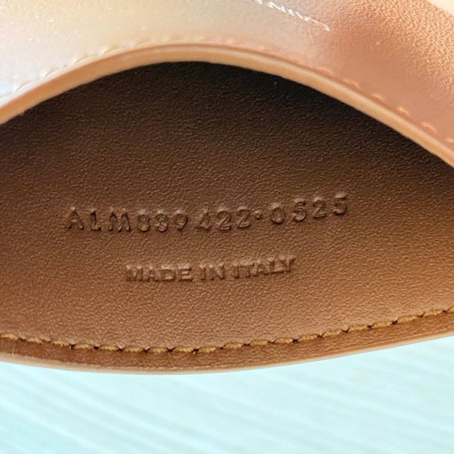 Saint Laurent Raffia Calfskin Le 5 A 7 Mini Hobo Natural Brick