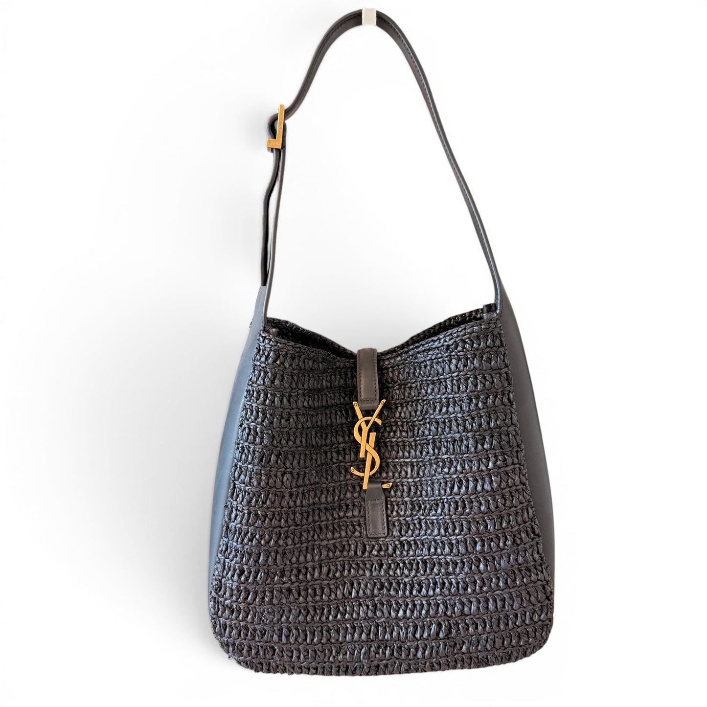 Saint Laurent Small Le 5 A 7 Hobo Bag Nero
