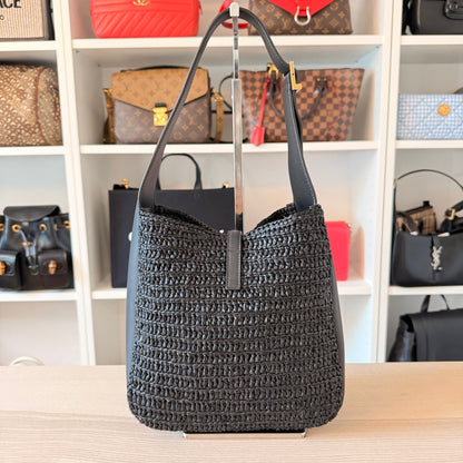 Saint Laurent Small Le 5 A 7 Hobo Bag Nero
