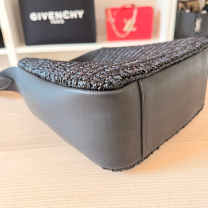 Saint Laurent Small Le 5 A 7 Hobo Bag Nero