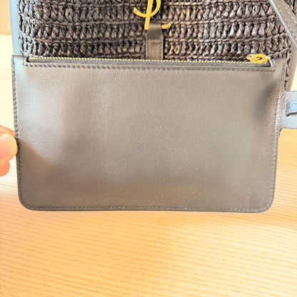 Saint Laurent Small Le 5 A 7 Hobo Bag Nero