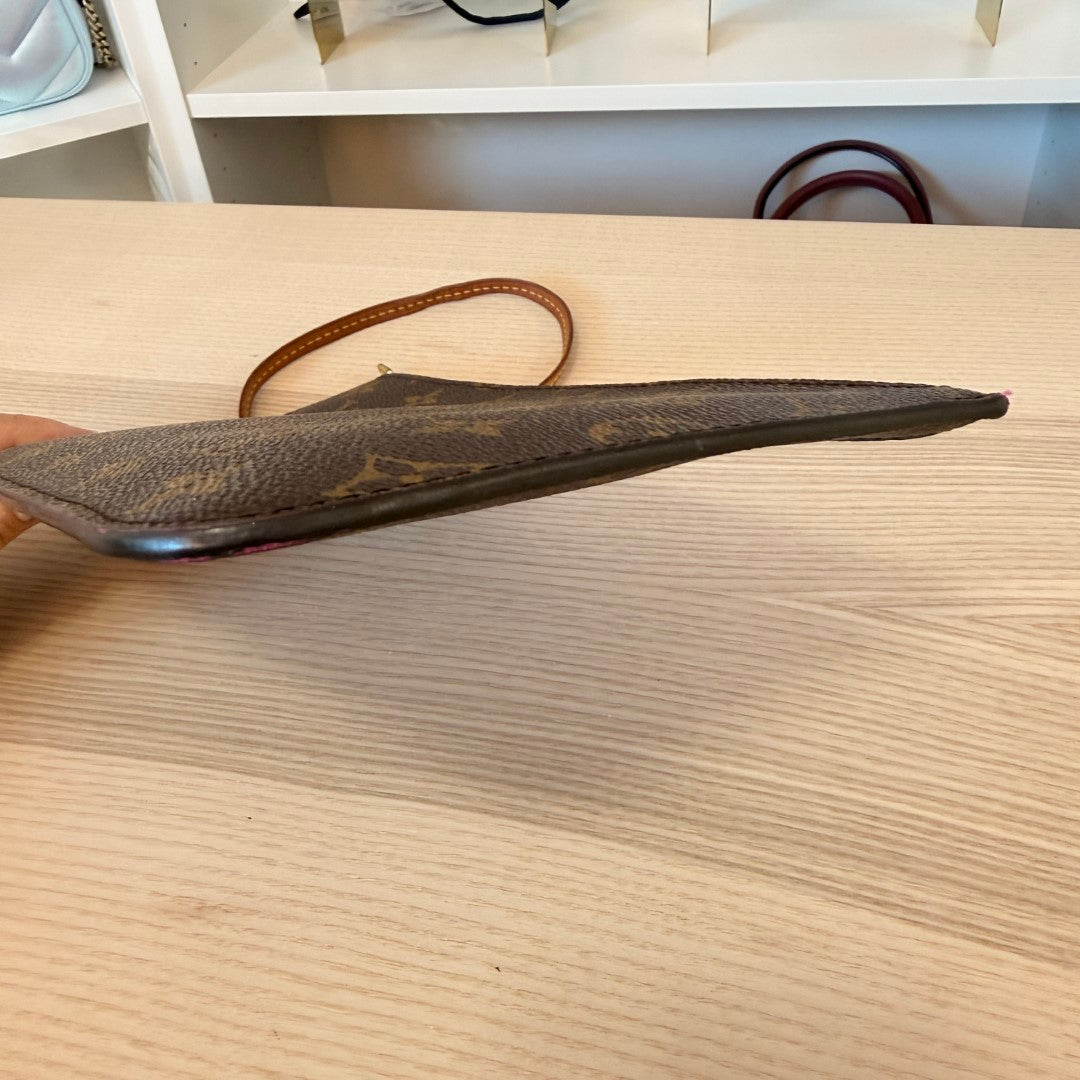 Louis Vuitton Monogram Neverfull MM GM Pochette Pivoine