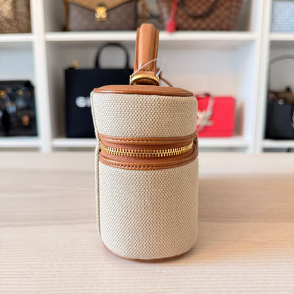 Saint Laurent Vanity Bag with Strap Desert Dust