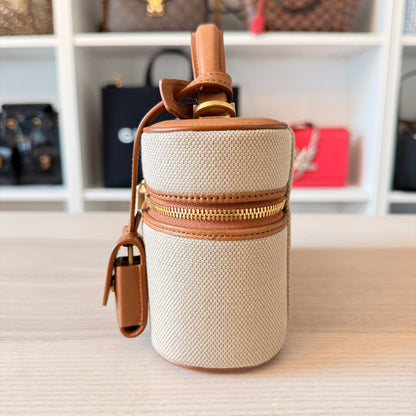 Saint Laurent Vanity Bag with Strap Desert Dust
