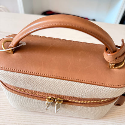 Saint Laurent Vanity Bag with Strap Desert Dust