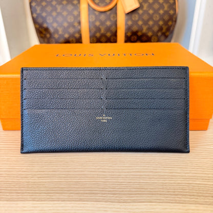 Louis Vuitton Monogram Empreinte Pochette Felicie Leather Black