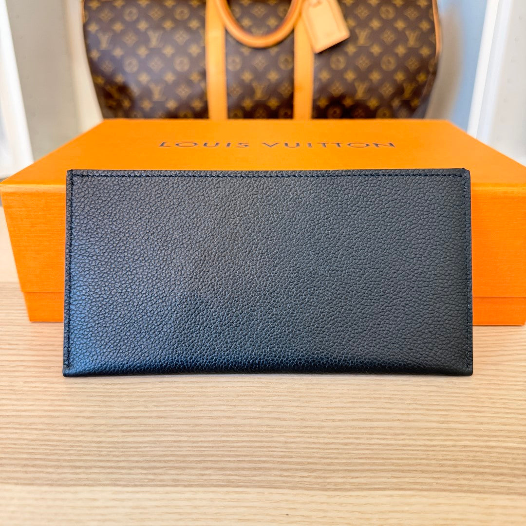 Louis Vuitton Monogram Empreinte Pochette Felicie Leather Black