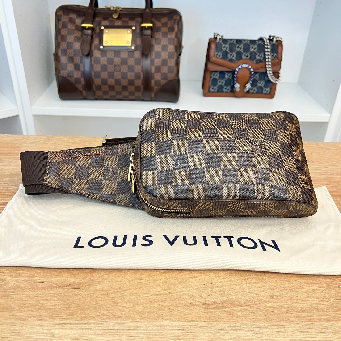 Louis Vuitton Damier Ebene Geronimos