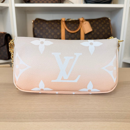 Louis Vuitton Monogram Giant By The Pool Multi Pochette Accessories Brume Large Pouch