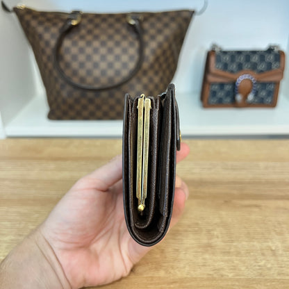 Louis Vuitton Damier Ebene French Purse Wallet