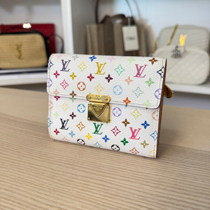Louis Vuitton Monogram Multicolor Koala Wallet White