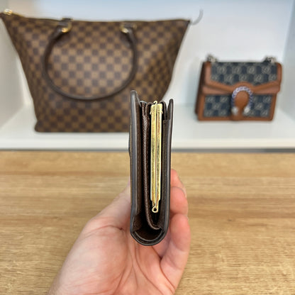 Louis Vuitton Damier Ebene French Purse Wallet