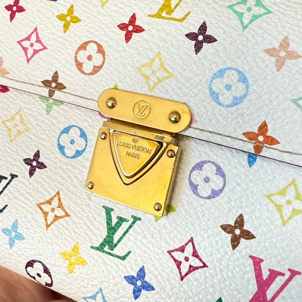 Louis Vuitton Monogram Multicolor Koala Wallet White