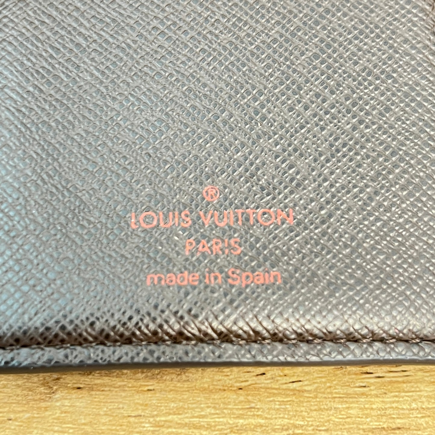 Louis Vuitton Damier Ebene French Purse Wallet