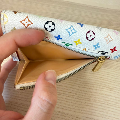 Louis Vuitton Monogram Multicolor Koala Wallet White